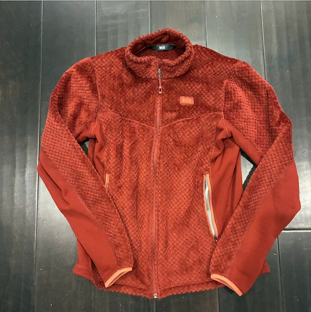 REI FLowcore Polartec Fleece Full Zip Jacket Women's Size M